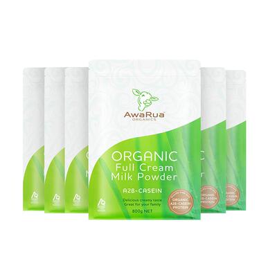 【自营】awarua阿瓦鲁全脂奶粉800g*6袋成人中老年学生新西兰进口