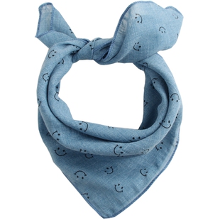 宝宝围巾女童薄款春秋婴儿防风纱巾可爱围脖男儿童方巾百搭领巾