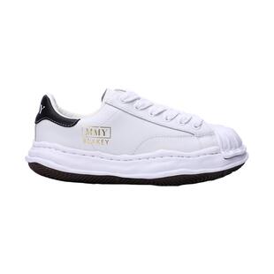 三原康裕mmy溶解鞋男2025新款贝壳头男板鞋真皮厚底小白鞋休闲鞋