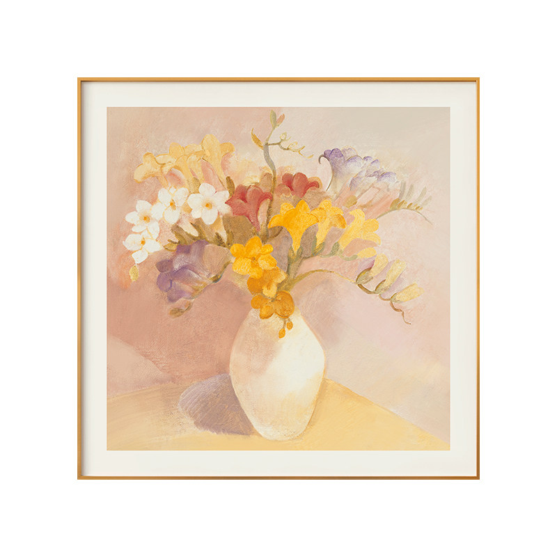 签约设计师手绘客厅防水装饰画