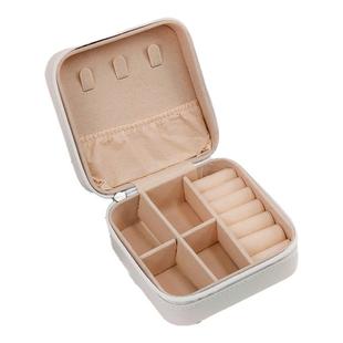 首饰盒收纳盒便携式耳钉耳环手饰品项链戒指小型精致迷你新款盒子