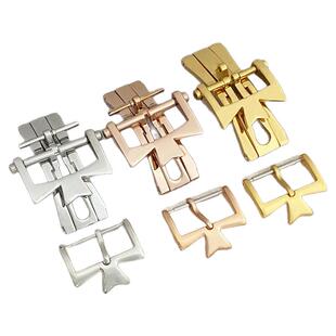 适用江诗丹顿表扣传承纵横四海马耳他折叠扣原装款胶带皮带针扣