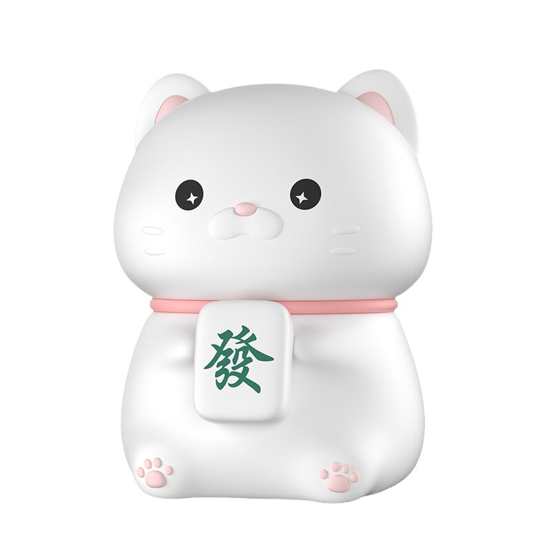 暖光萌猫硅胶动物小夜灯床头台灯