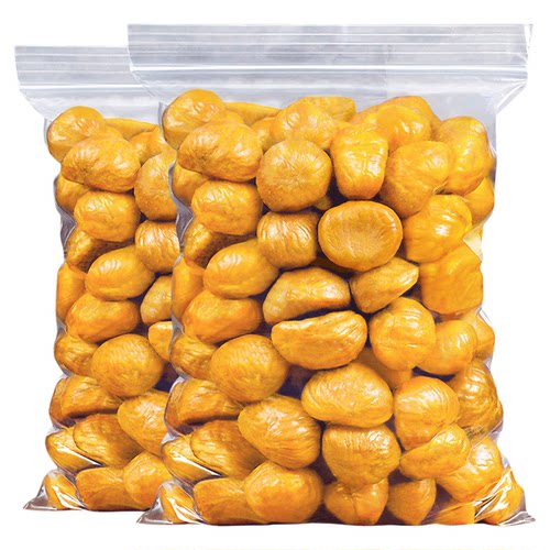 每果时光即食板栗仁50gx10袋燕山甘栗油栗仁栗子仁休闲坚果小零食