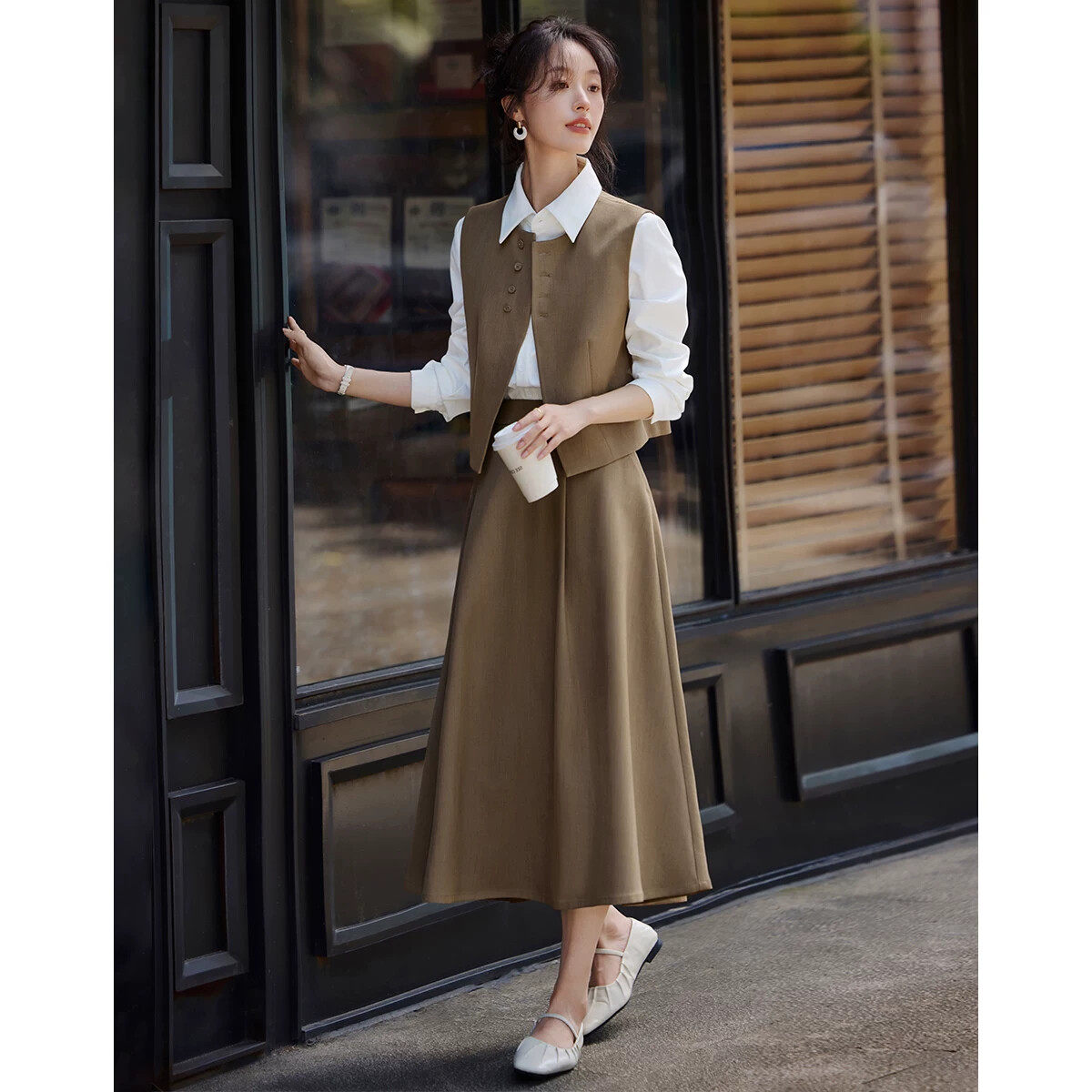 夏娃的女装清仓捡漏~奥特莱斯撤柜大牌欧货职业通勤气质马甲半身