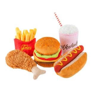 宠物发声毛绒玩具迷你美食系列 PLAY美国petisan