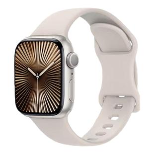 适用苹果手表iwatchS11表带FKM氟橡胶s10回环式夏季运动s9游泳防水ultra3女se纯色applewatch8/7星光色男透气