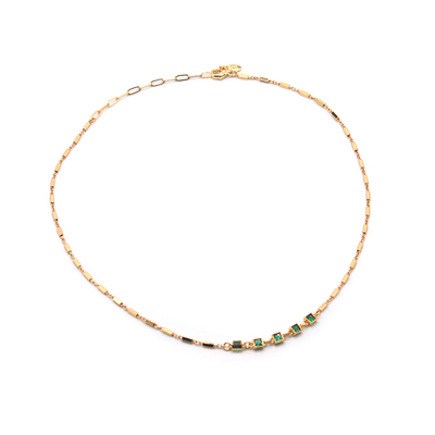 RECYCLE绿锆石素链太温柔