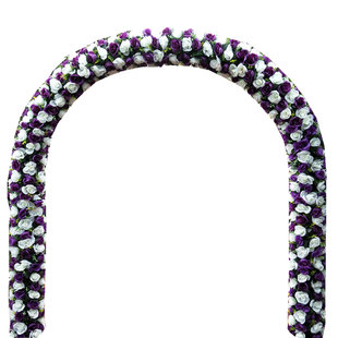 欧式全花拱门 绢花花门心形 仿真绢花拱门 婚房装饰开业场景布置