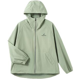 NAUTICA童装 男童女童户外运动宽松夹克春季儿童连帽外套高弹