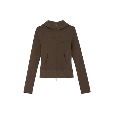 FORNINES显瘦修身纯棉毛圈卫衣