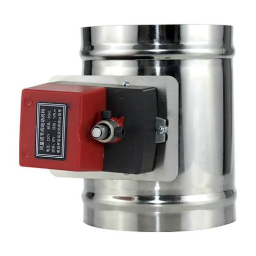 桐宇不锈钢圆形电动密闭风阀风量调节阀圆形新风通风管道阀门蝶阀