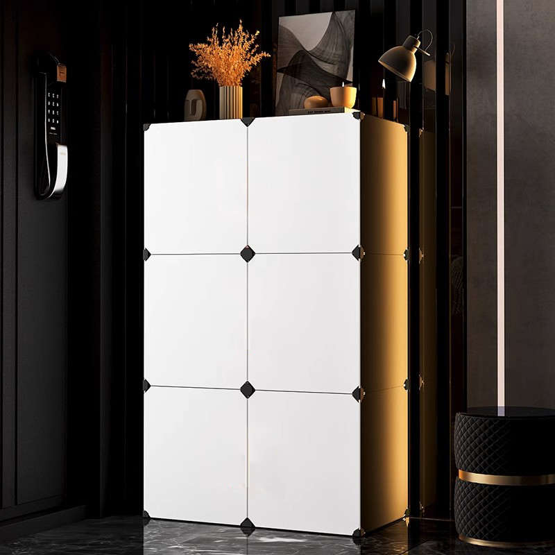 鞋柜门口架子多层收纳2024神器全封闭大容量防尘家用简易鞋架欧式