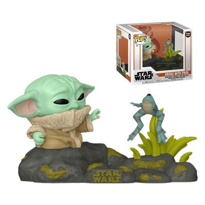 Funko丰高曼达洛人S10-汀·查尔顿与青蛙DELUXE GROGU WITH FROG