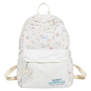 爱路喜mikko联名双肩包包女款大学生通勤轻量化背包轻便电脑书包