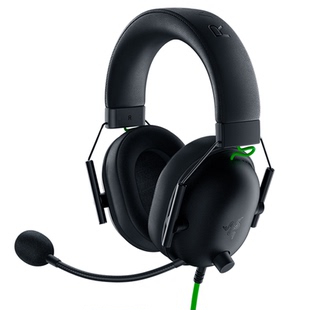 Razer雷蛇 旋风黑鲨V2X有线头戴式电竞游戏耳机主动降噪7.1环绕声