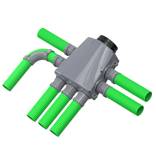 新风系统分风箱新风分风箱消音降噪新风pe管道配件新风系统配件