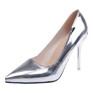 33-50码 特大码48金色女鞋47男士高跟鞋职业银色细跟反窜伪娘鞋45