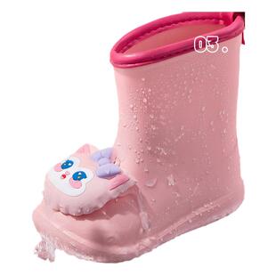 儿童雨鞋可爱轻便女童雨靴小童1一3岁宝宝雨鞋套防水防滑男童水鞋