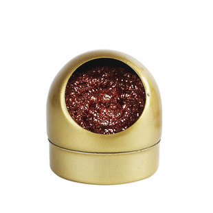 烙铁头清洁球清洗球钢丝铜丝去锡除锡渣烙铁咀焊接球全金属外壳座