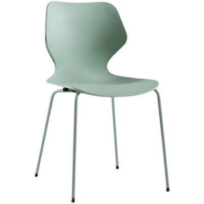 月墨北欧塑料椅子休闲椅