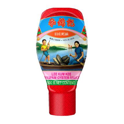 李锦记旧庄蚝油挤挤装500g鲜