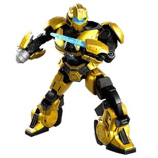 变形金刚起源大黄蜂超越版布鲁可积木人擎天柱拼装周边模型摆件男