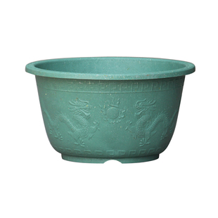 加大号圆形加厚水培无孔荷花盆有孔种果树盆景塑料花盆龙缸盆耐晒