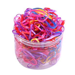 橡皮筋女扎头加粗加厚发圈一次性高弹力耐用黑色胶圈小头绳大人用