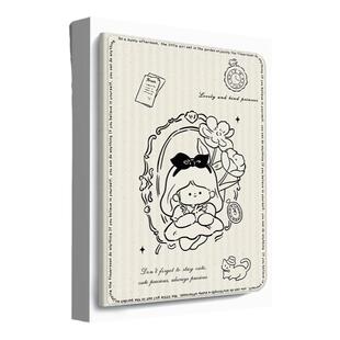 花园女孩适用苹果iPad保护套2022新款ipadair5平板壳2020ipadpro全包mini6带笔槽2019卡通3仿皮air4磁吸4防摔