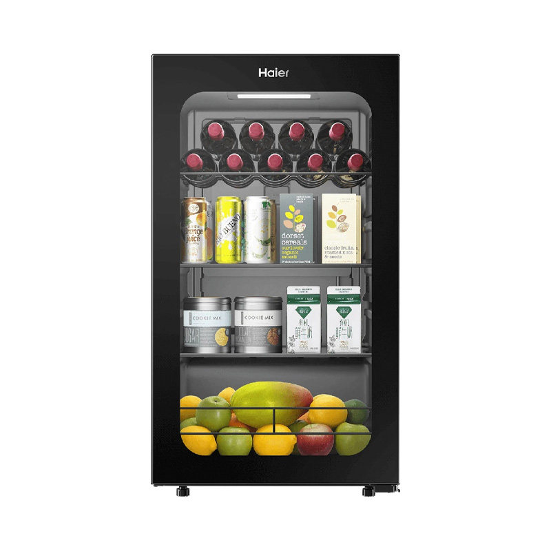 海尔92升冰吧家用客厅120L茶叶冷藏保鲜冷柜冰箱酒柜小型冰柜167L
