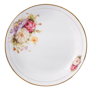 日式鱼盘子家用新款大号圆形10英寸十寸陶瓷蒸剁椒鱼头专用盘子