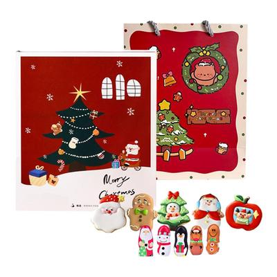 曲奇巧克力礼盒立体圣诞树礼盒