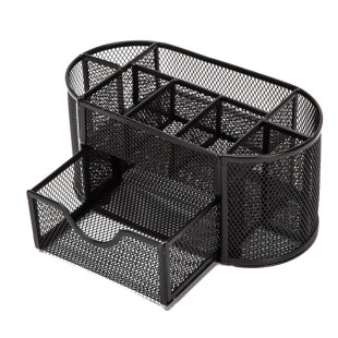 金属创意笔筒学生桌面笔筒办公室桌面笔筒摆件大容量笔筒收纳盒