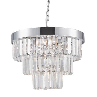 美式简约风水晶卧室样板房吊灯