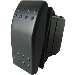 六脚三档自锁汽车开关通用改装游艇叉车挖机客船型翘板按键黑色新