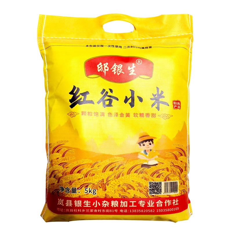 红谷小米山西岚县特产今年黄小米