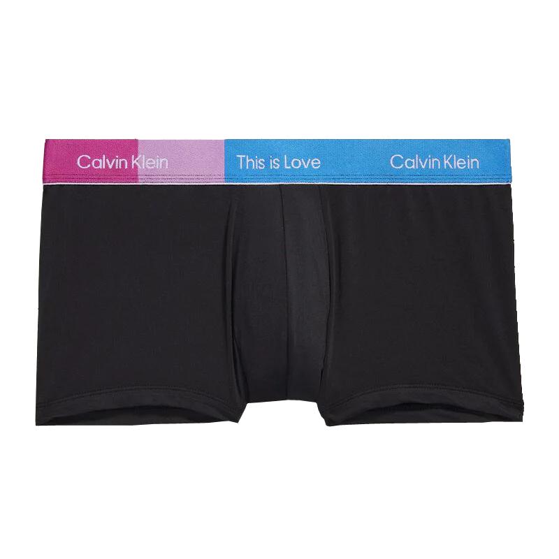Calvin Klein/凯文克莱内裤男CK彩虹平角裤无痕中腰四角短裤头