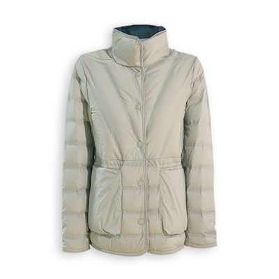 GESGOO双面可穿立领短款羽绒服