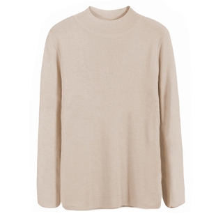 半高领打底衫女2025秋冬新款内搭气质针织衫修身黑色中领紧身毛衣