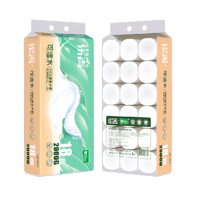 雨森乐青5层18卷2千克卫生纸