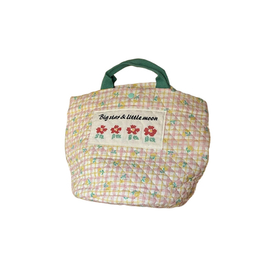 大容量绗缝妈咪收纳包手提