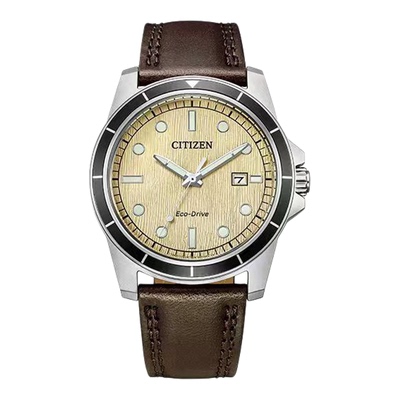 西铁城时尚多巴胺炫彩光动能男表