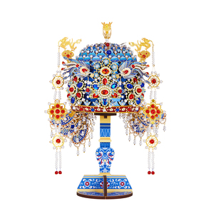 故宫淘宝｜点翠凤冠金属拼装手工diy材料包博物馆文创新婚礼物