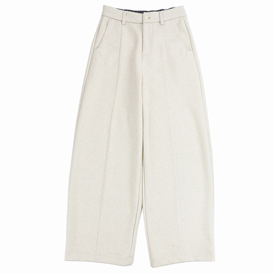 精分显瘦直筒百搭毛呢休闲裤