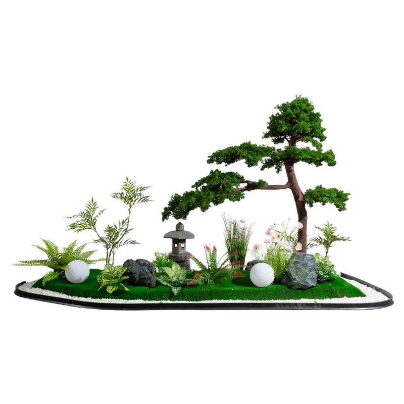 仿真绿植造景商场室内墙壁