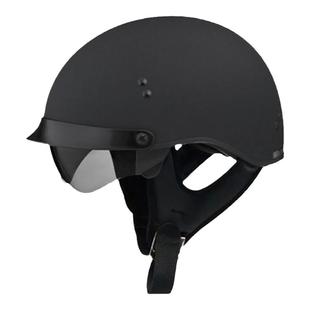 中国台湾SOL巡航摩托车头盔SH-1复古太子哈雷电瓶车半盔DOT3C认证