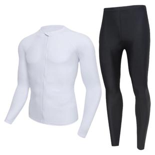 冲浪服男士修身防晒速干套装黑长裤长袖潜水衣浮潜潜水服定制泳衣