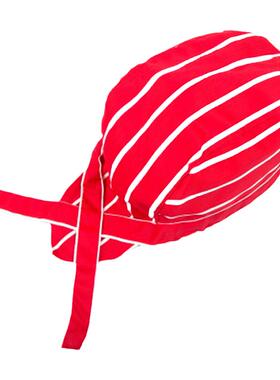 厨师包头帽定制logo多色可选