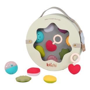 kaichi宝宝百天礼物磨牙胶棒咬婴儿手摇铃安抚礼盒抓握玩具新生礼